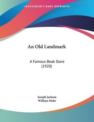 Joseph Jackson - Old Landmark, Häftad