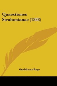 bokomslag Quaestiones Strabonianae (1888)