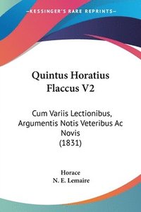 bokomslag Quintus Horatius Flaccus V2