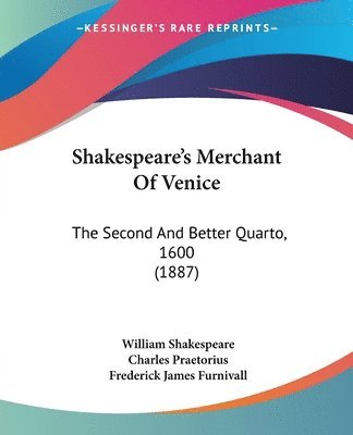 William Shakespeare, Charles Praetorius - Shakespeare's Merchant Of Venice, Häftad