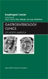 bokomslag Esophageal Cancer, An Issue of Gastroenterology Clinics