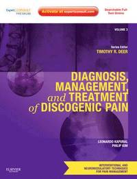 bokomslag Diagnosis, Management, and Treatment of Discogenic Pain