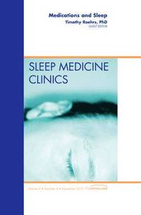 bokomslag Medications and Sleep, An Issue of Sleep Medicine Clinics