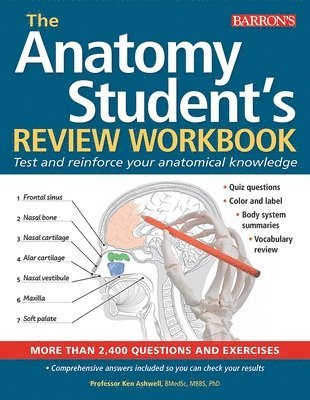 bokomslag Anatomy Student's Review Workbook: Test and Reinforce Your Anatomical Knowledge