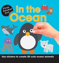 bokomslag First Sticker Art: In the Ocean: Use Stickers to Create 20 Cute Ocean Animals