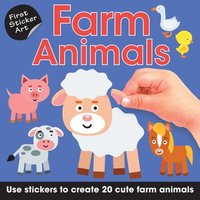 bokomslag First Sticker Art: Farm Animals