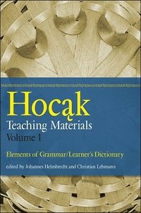 bokomslag Hocak Teaching Materials, Volume 1