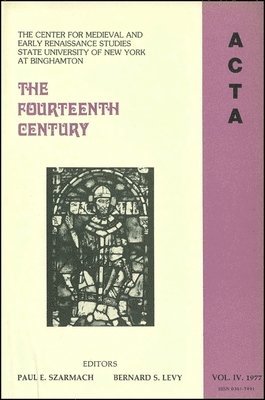 Paul E. Szarmach, Bernard Levy - ACTA Volume #4, Häftad