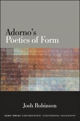 Adorno's Poetics of Form 1
