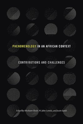 Abraham Olivier, Malesela John Lamola, Justin Sands - Phenomenology in an African Context, Häftad