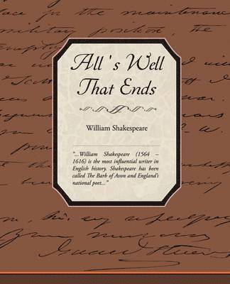William Shakespeare - Alls Well That Ends Well, Häftad