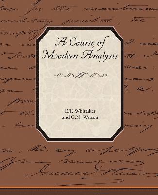 A Course of Modern Analysis 1