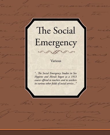 bokomslag Social Emergency