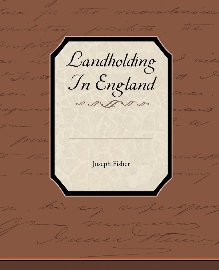 Landholding in England 1