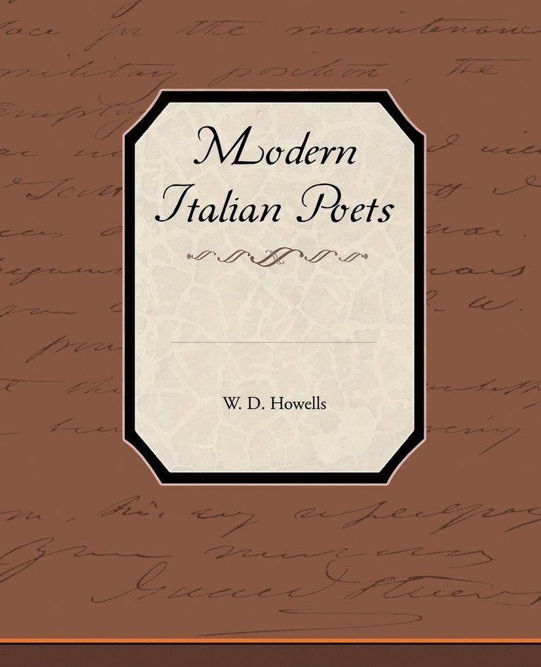 Modern Italian Poets 1