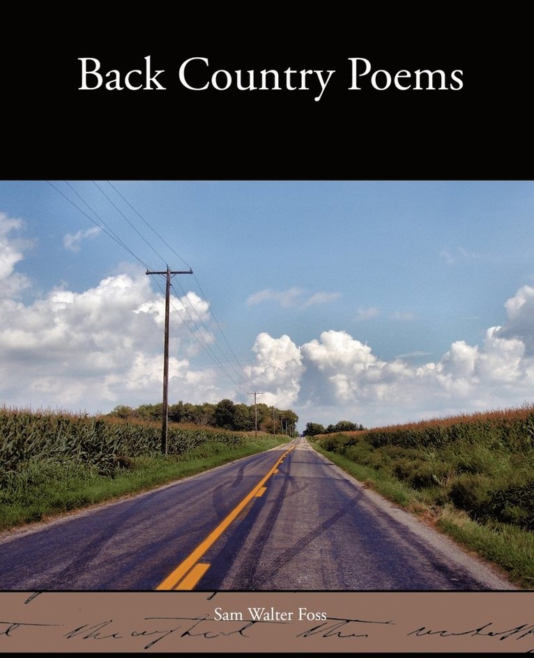 Back Country Poems 1