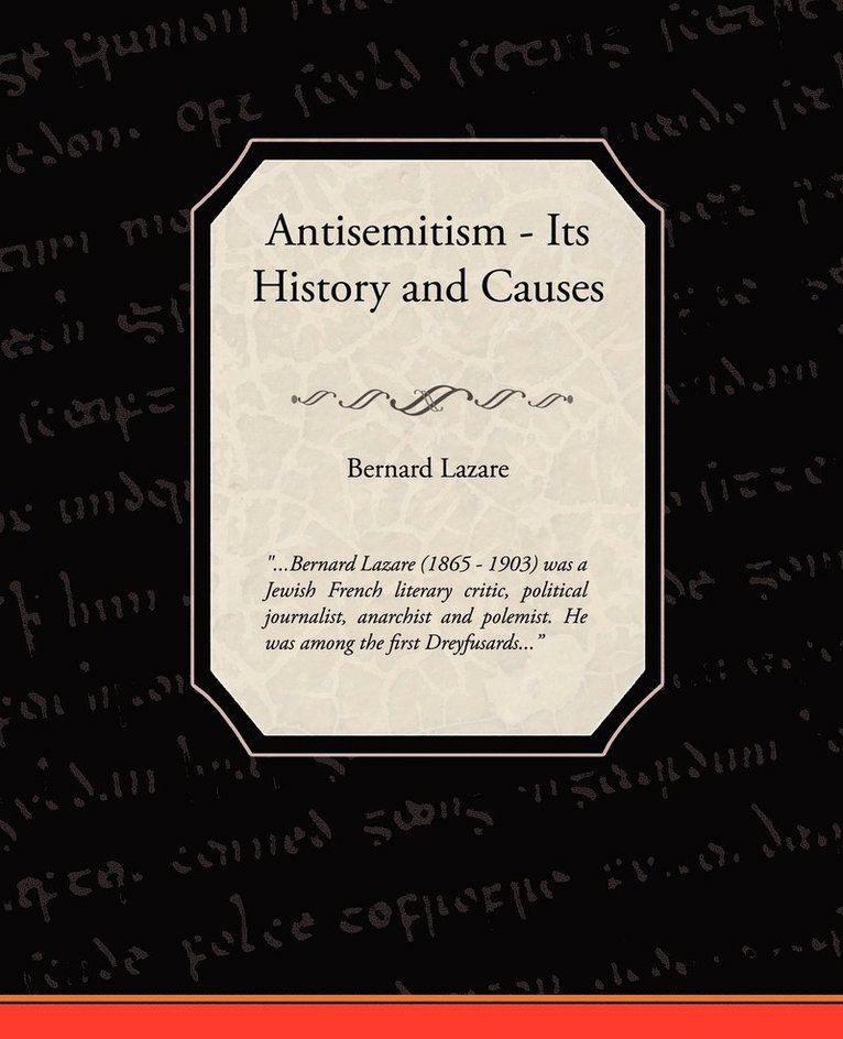 Antisemitism - Its History and Causes