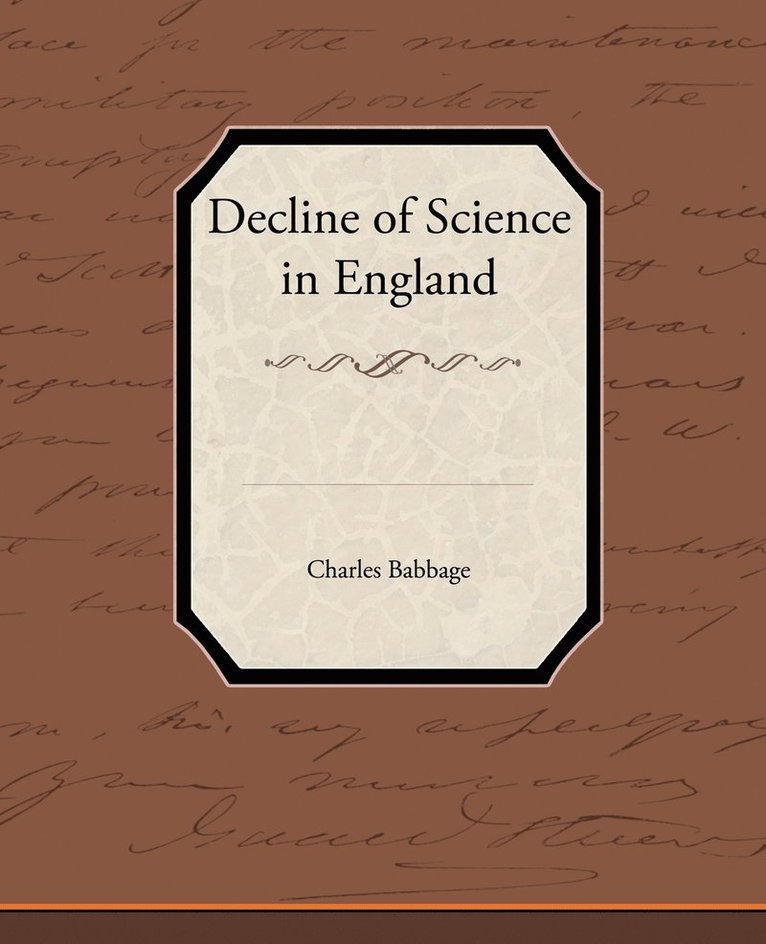 Decline of Science in England 1