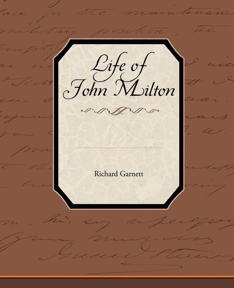 Life of John Milton 1