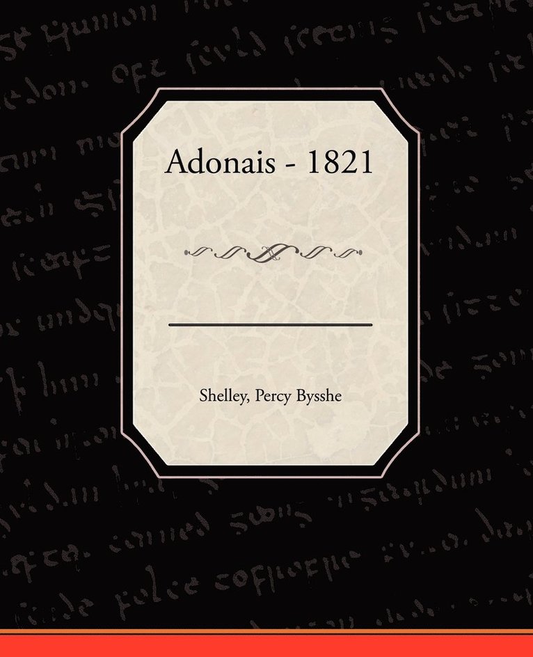 Adonais - 1821 1