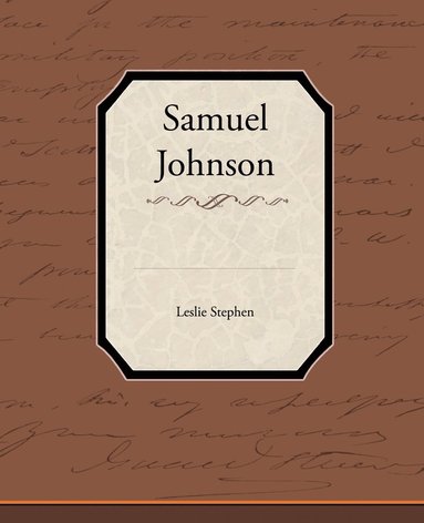 bokomslag Samuel Johnson