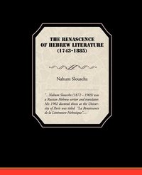 bokomslag The Renascence of Hebrew Literature (1743-1885)
