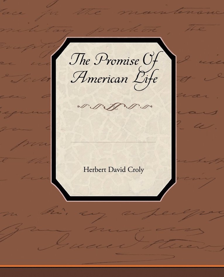 The Promise of American Life 1