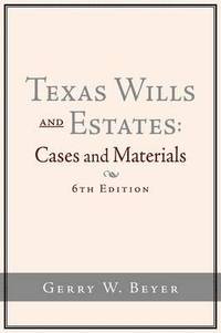 bokomslag Texas Wills and Estates