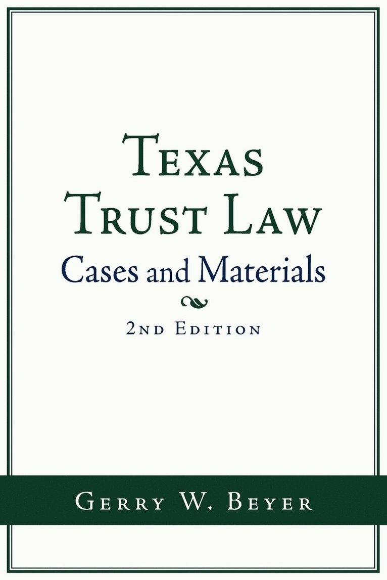 Texas Trust Law 1