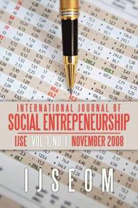 bokomslag International Journal of Social Entrepeneurship