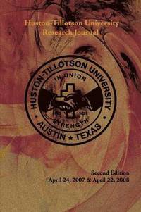 bokomslag Huston-Tillotson University Research Journal