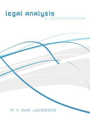 bokomslag Legal Analysis and Communication