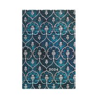 Kalender 2024 Paperblanks Mini - Blue Velvet