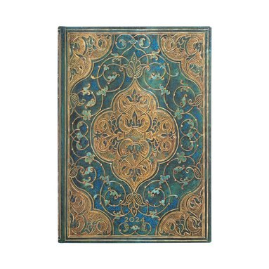 Kalender 2024 Paperblanks Midi  - Turquoise Chronicles  1