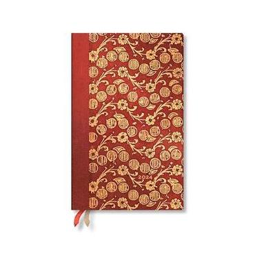 bokomslag The Waves - Volume 4 (Virginia Woolf's Notebooks) Maxi Vertical 12-month Dayplanner 2024 (Elastic Band Closure)