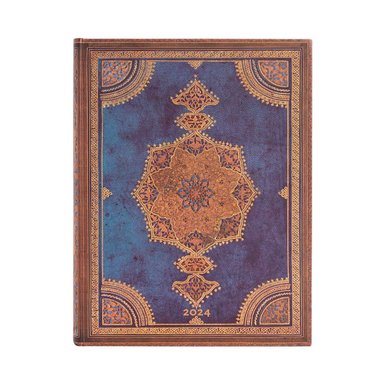 Kalender 2024 Paperblanks Ultra Day-at-a-time - Safavid Indigo 1