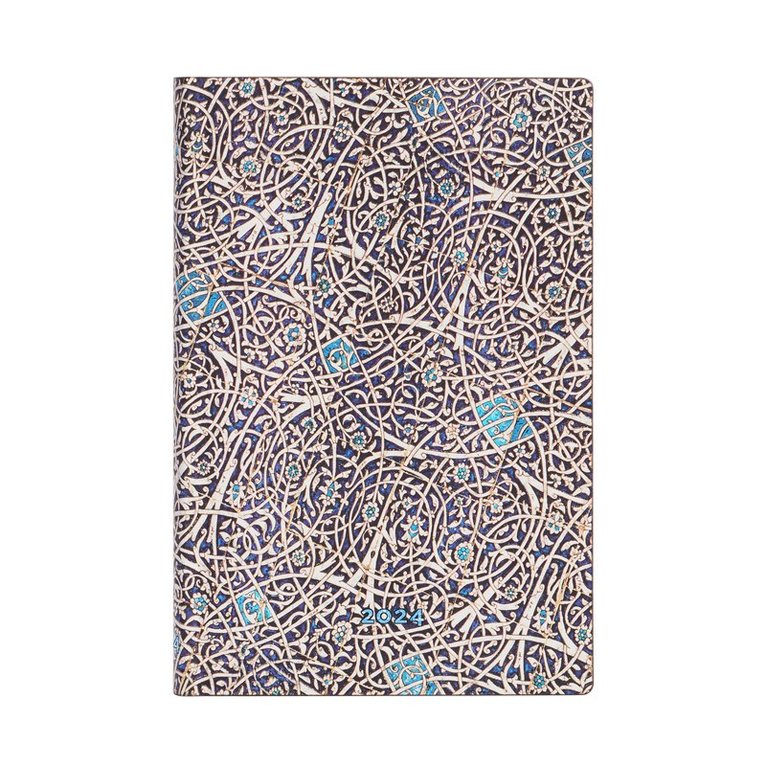 Kalender 2024 Paperblanks Mini flexi - Granada Turquoise 1