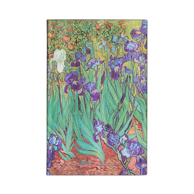 Kalender 2024 Paperblanks Maxi Flexi - Van Gogh's Irises 1