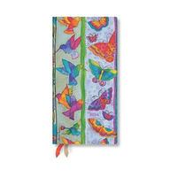 bokomslag Hummingbirds & Flutterbyes (Playful Creations) Slim Verso 12-month Dayplanner 2024