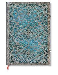 bokomslag Anteckningsbok Paperblanks Grande olinjerad - Maya Blue