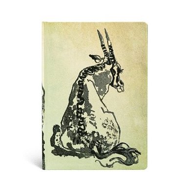 bokomslag Solitary Oryx (Alistair Bell Collection) Midi Lined Hardcover Journal (Elastic Band Closure)