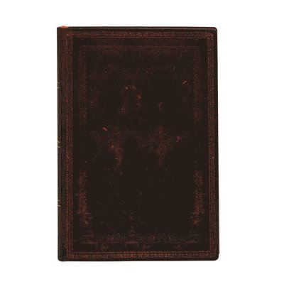 Black Moroccan Bold Mini Unlined Softcover Flexi Journal (176 Pages) 1