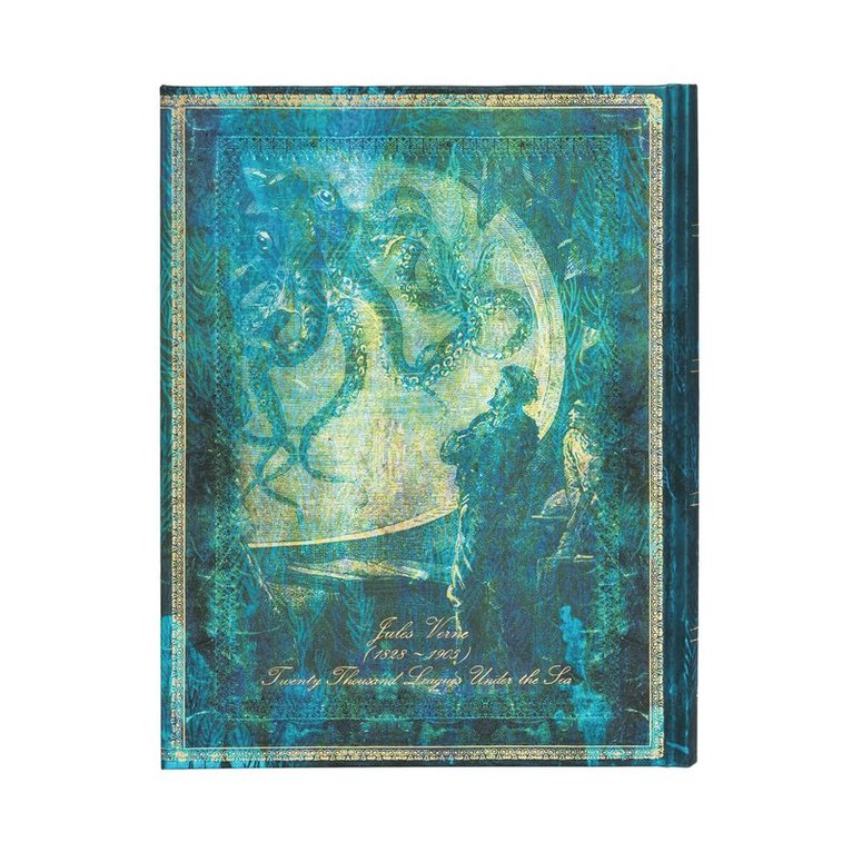 Anteckningsbok Paperblanks Ultra linjerad - Jules Verne - Twenty Thousand Leagues, Övrigt