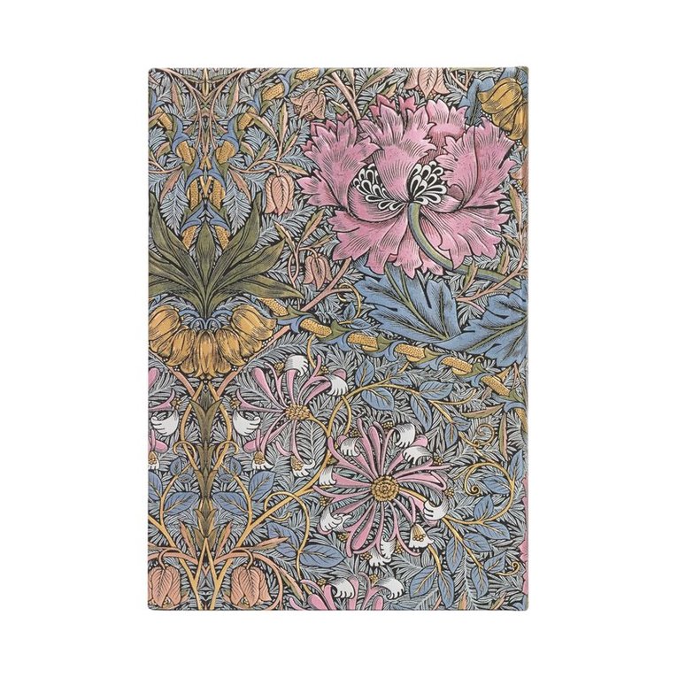 Anteckningsbok Paperblanks Midi olinjerad - William Morris : Pink Honeysuckle, Övrigt