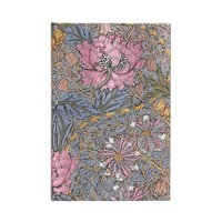 Anteckningsbok Paperblanks Mini linjerad - William Morris : Pink Honeysuckle