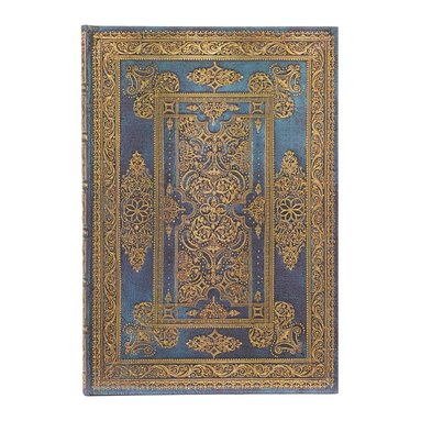 Anteckningsbok Paperblanks Midi olinjerad - Blue Luxe