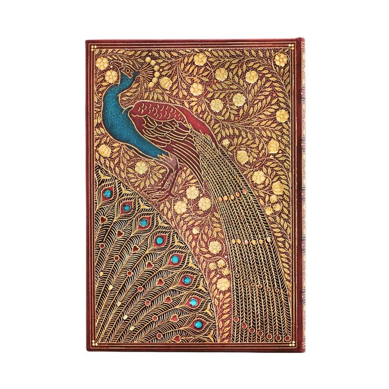 Anteckningsbok Paperblanks Midi olinjerad - Hafiz's Peacocks, Övrigt