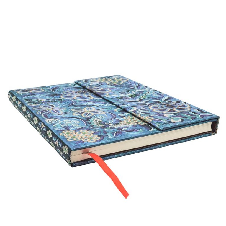 Anteckningsbok Paperblanks Ultra olinjerad wrap - Blue Willow, Övrigt