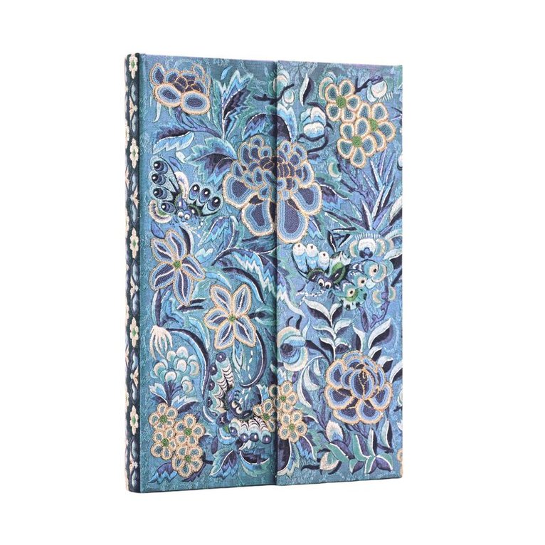 Anteckningsbok Paperblanks Mini linjerad wrap - Blue Willow 1