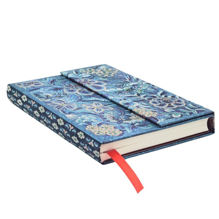 Anteckningsbok Paperblanks Mini linjerad wrap - Blue Willow, Övrigt